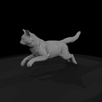low-poly-running-domestic-cat-diorama-figure-038272 — thumbnail 5