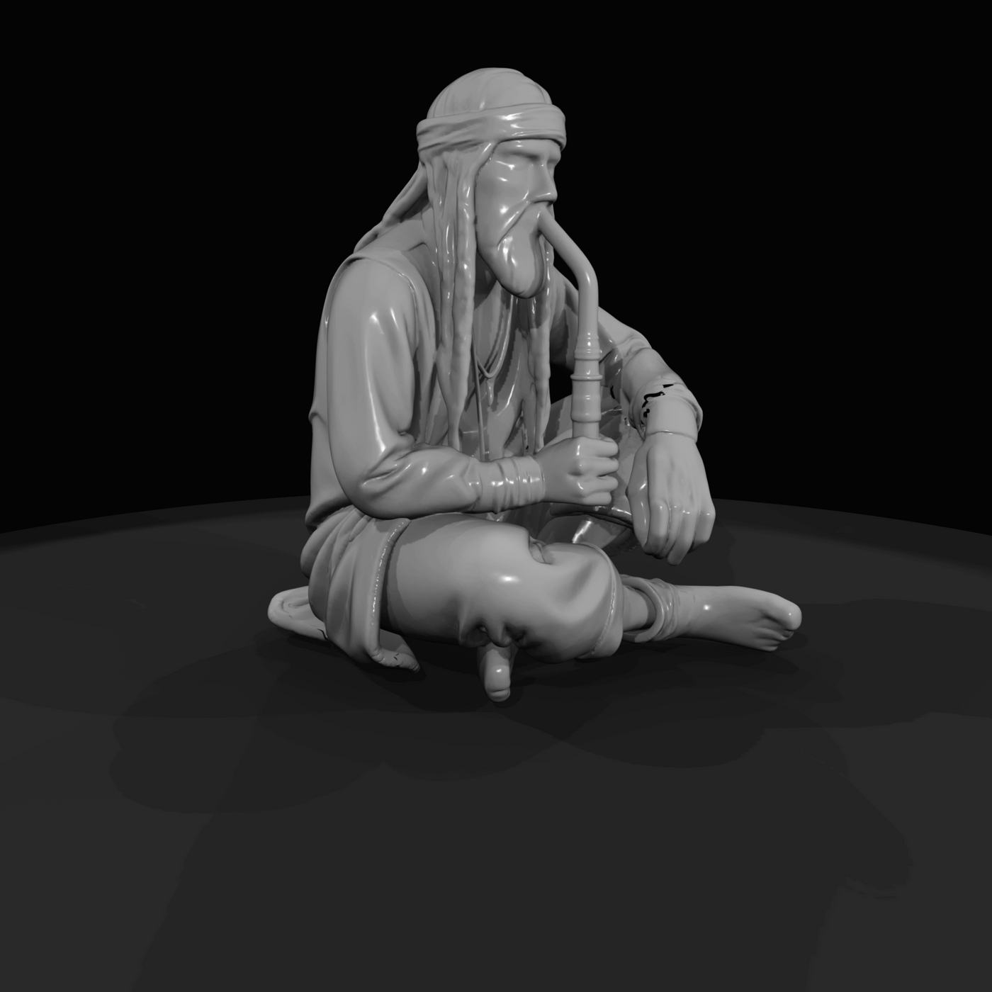 Cross-Legged Wandering Piper