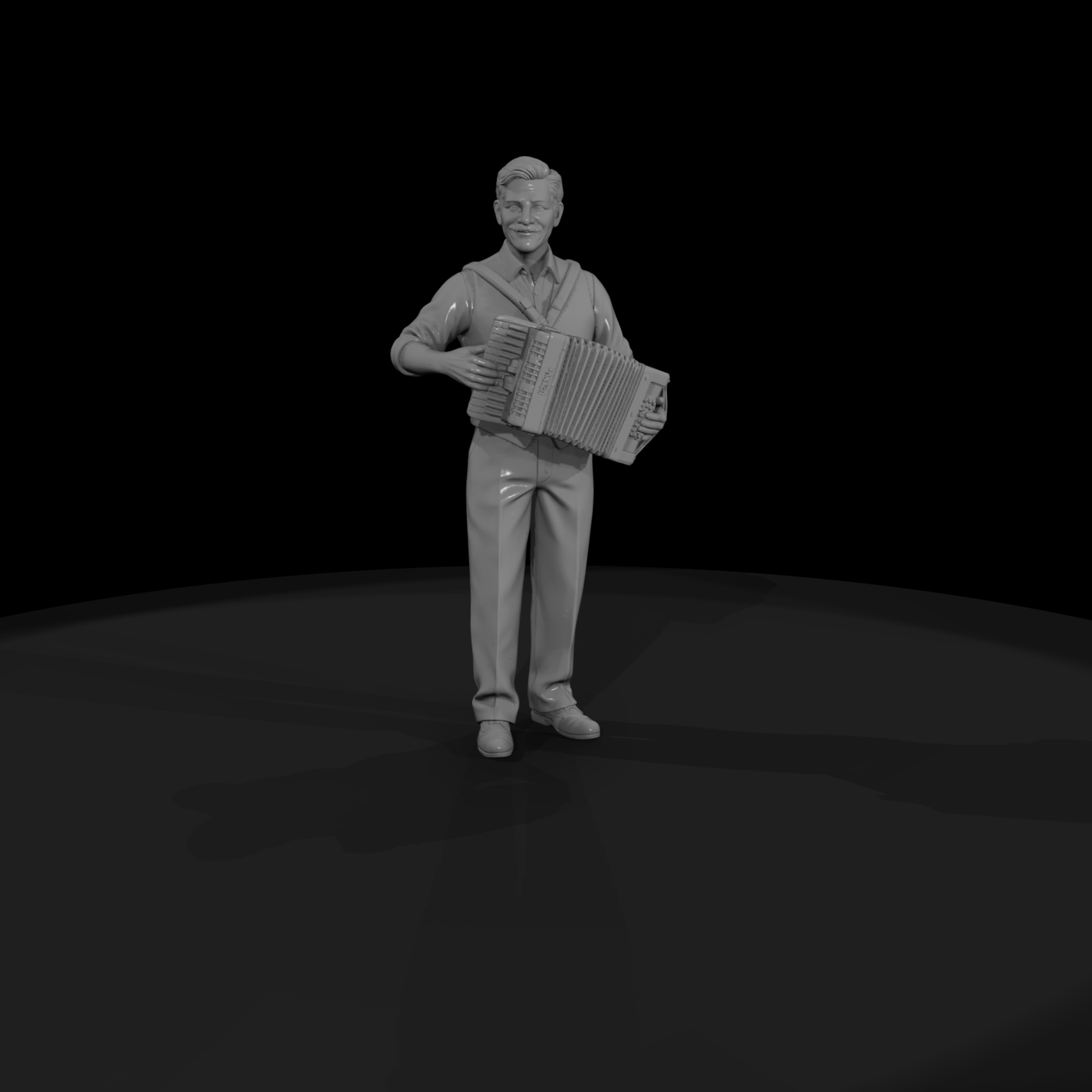 0194 Musician Accordion Player