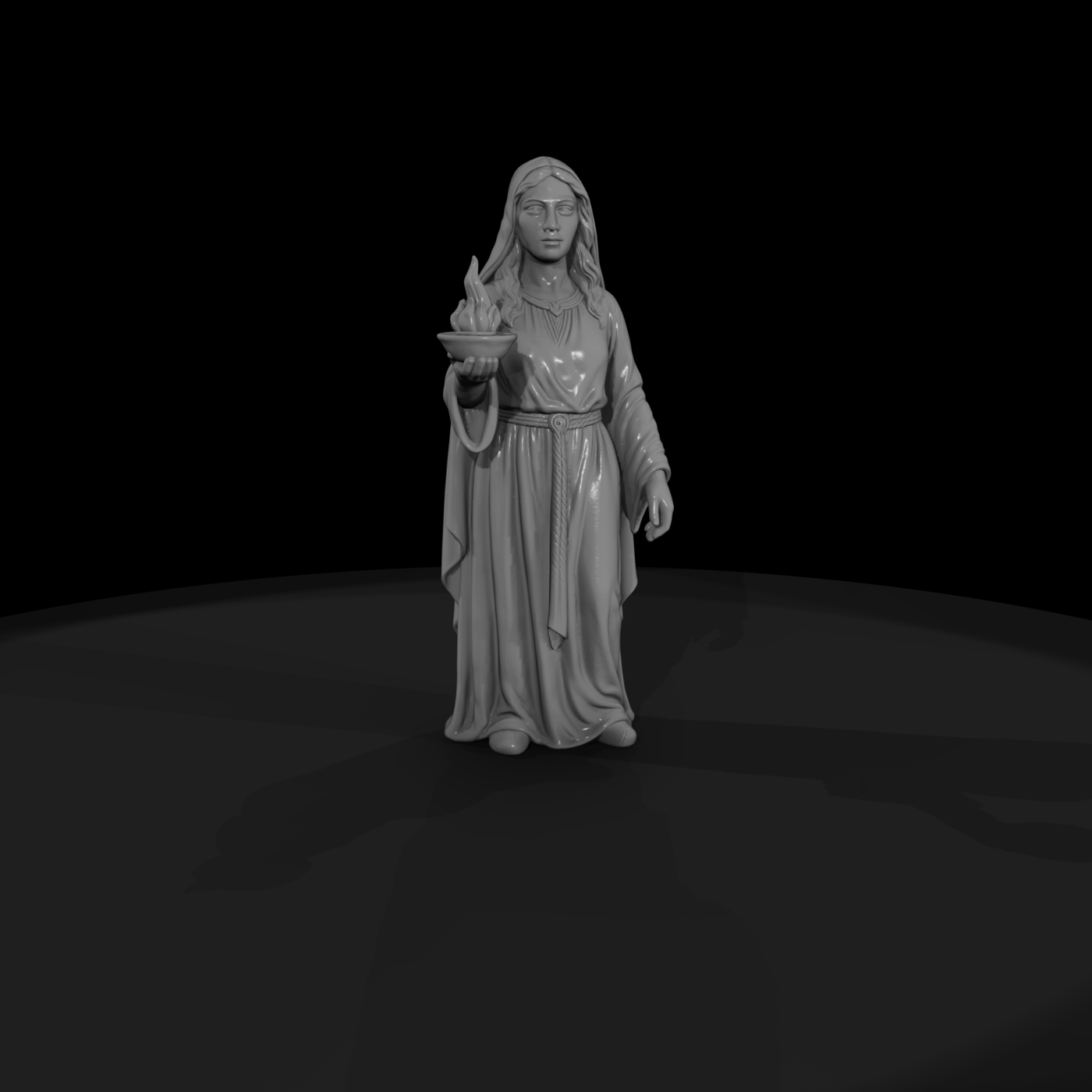 Myth 0399 Mythology Brigid Miniature Figure