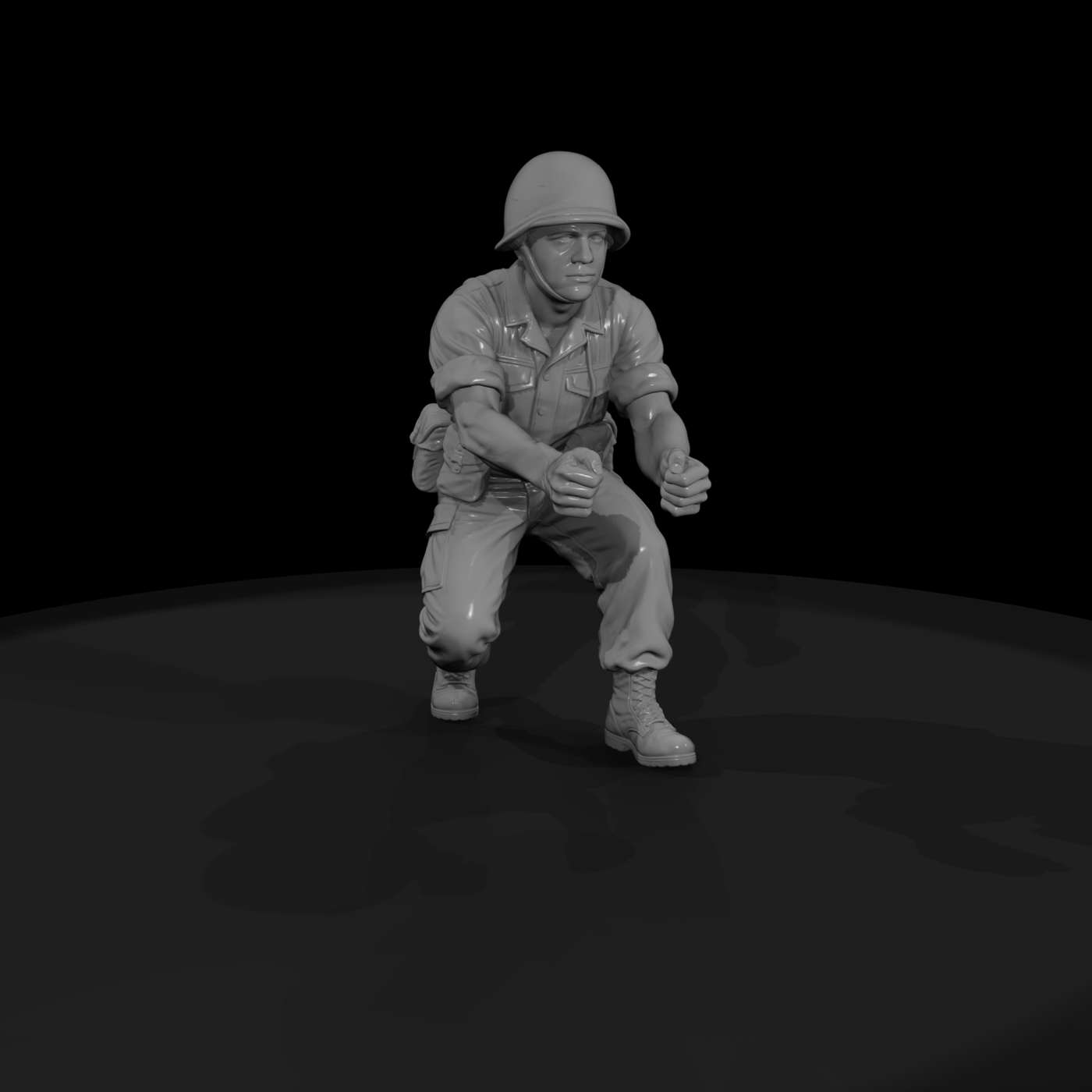 Vn Army 040 Vietnam U S Army Artillery Crewman Fig
