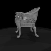 neoclassical_carved_lion_griffin_armchair_3d_model — thumbnail 4