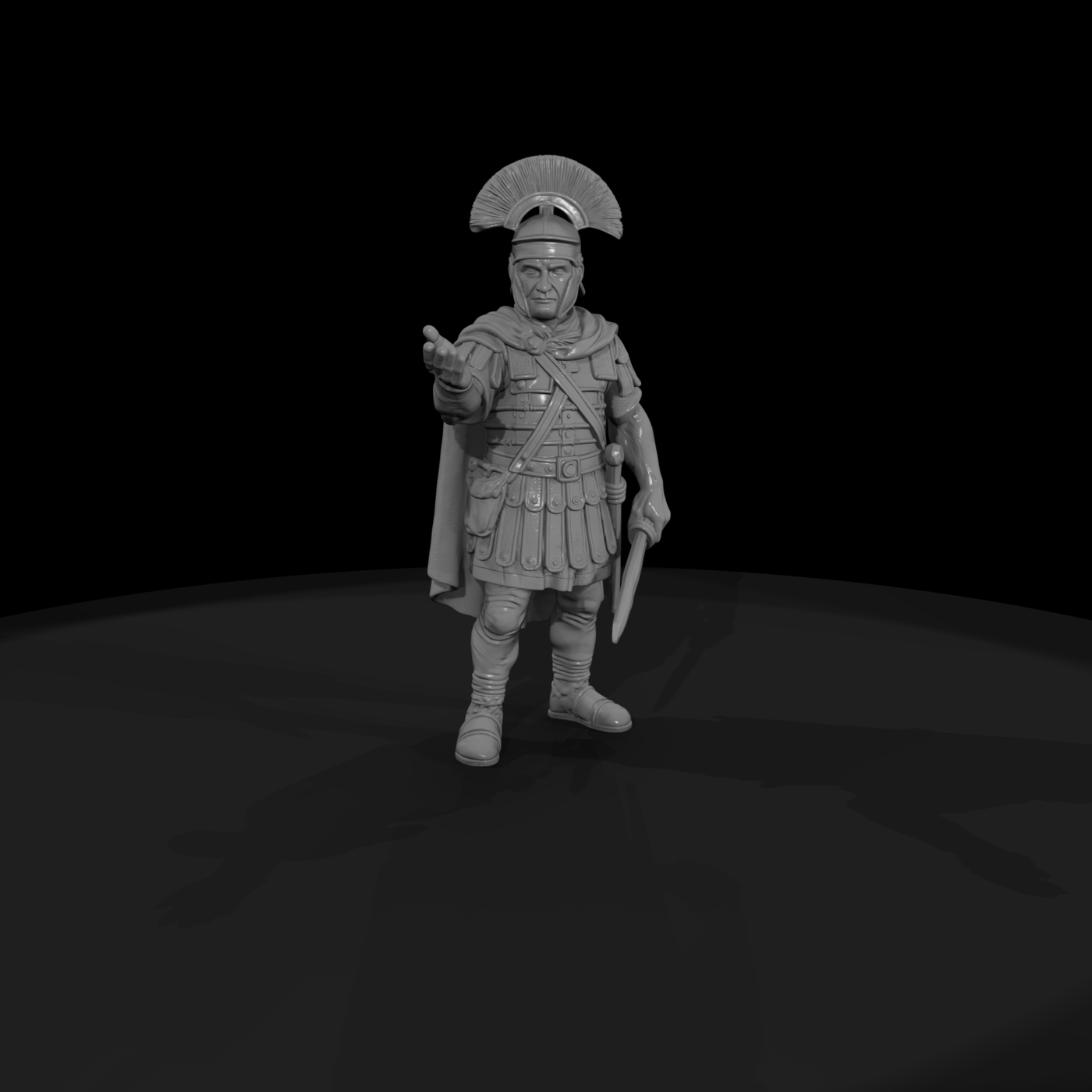 Hist 0206 Roman Legionary Centurion Miniature Figu