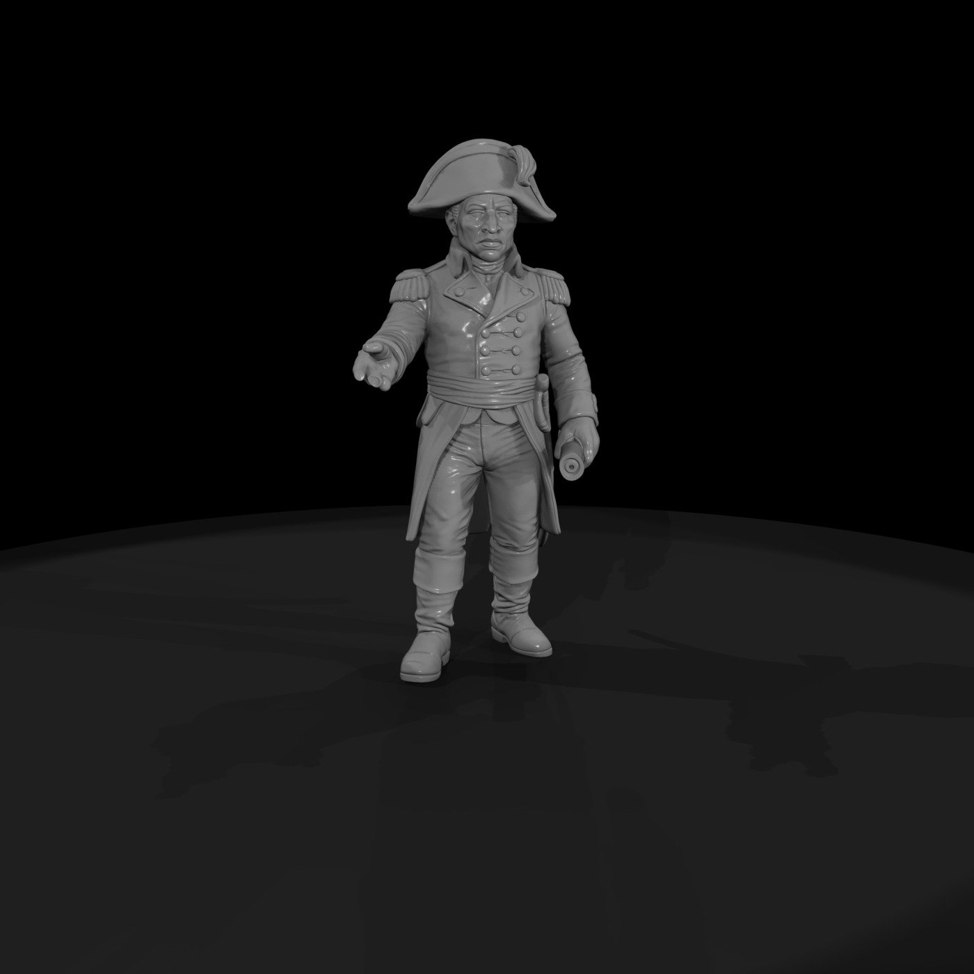 Hist 0148 Historical Toussaint Louverture Miniatur