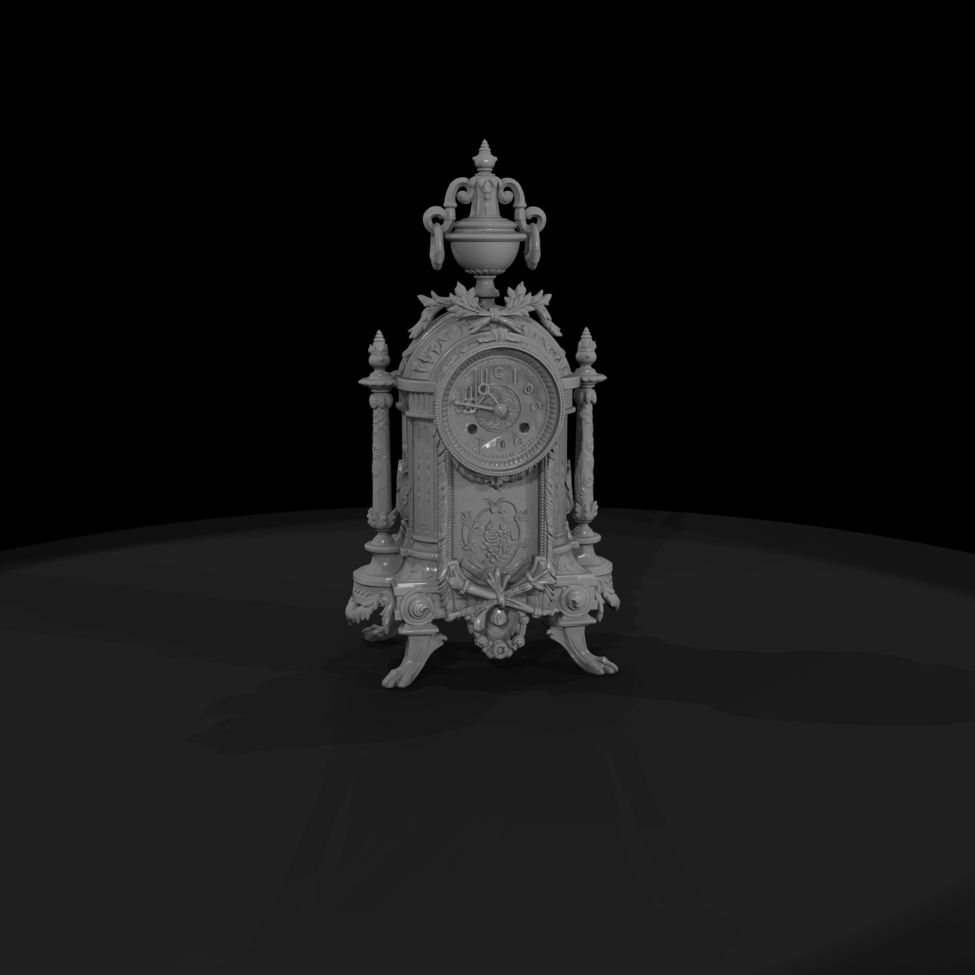 20260612 Gilded Enamel Mantel Clock 2Cd22007Af