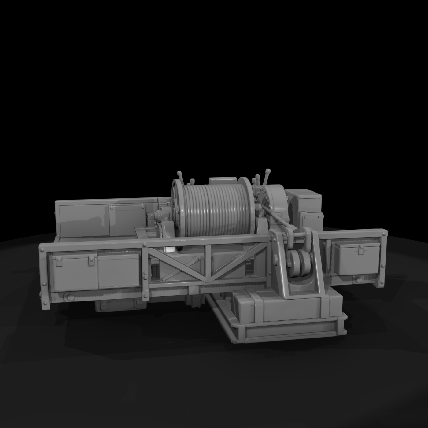 WWII Barrage Balloon Winch