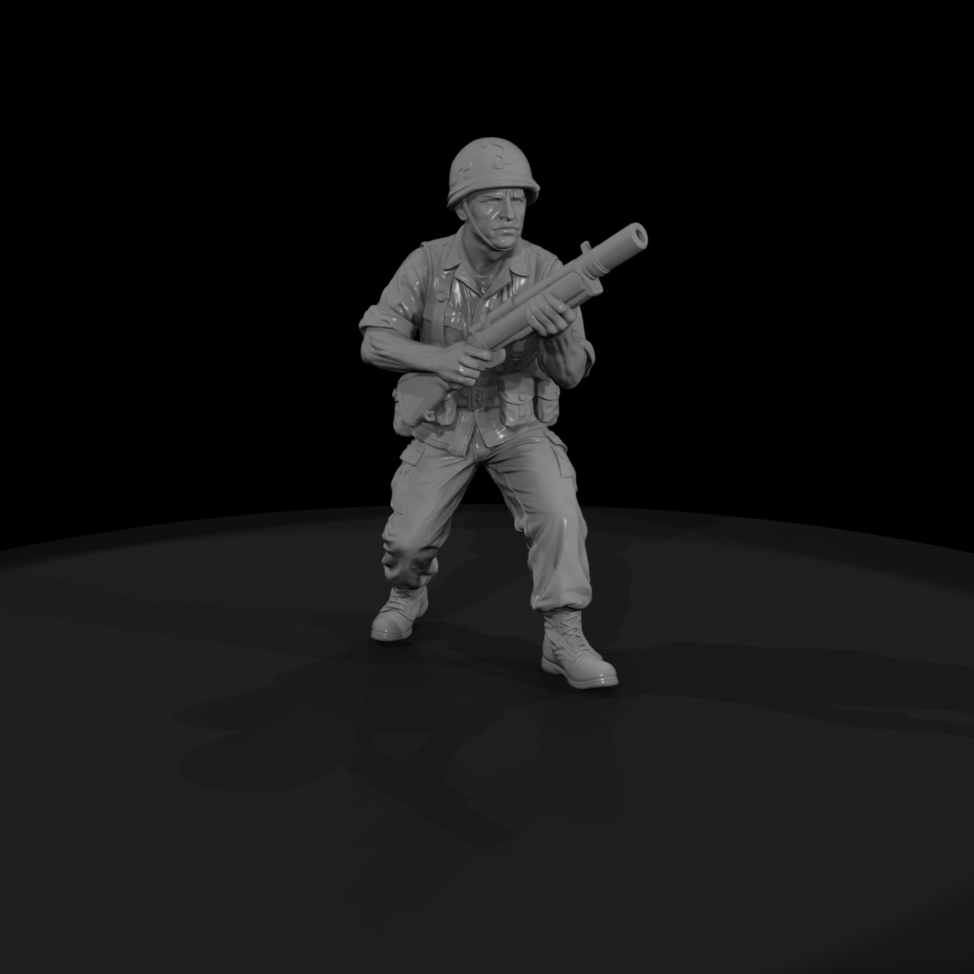 Vn Army 051 Vietnam U S Army Grenadier Figure
