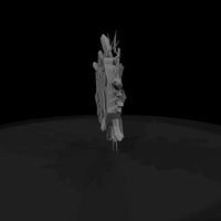stylized-natural-crystal-octagon-podium-3d-model-b — thumbnail 4