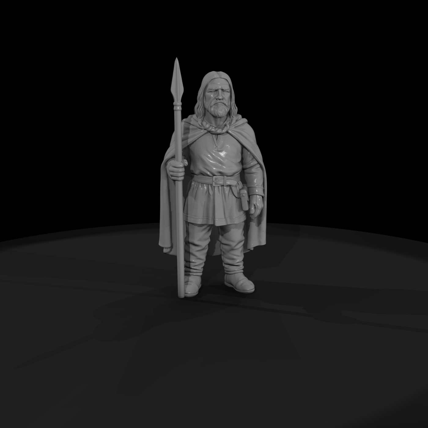 Hist 0209 Celtic Chieftain Miniature Figure