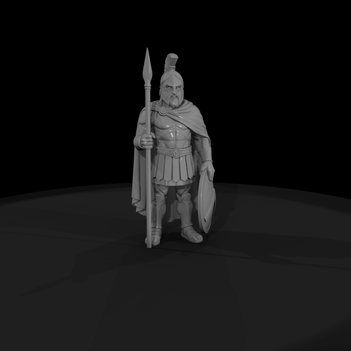 Hist 0017 Historical Leonidas I Miniature Figure