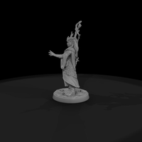 Elf Druid with Antlered Crown and Vine Staff — thumbnail 5