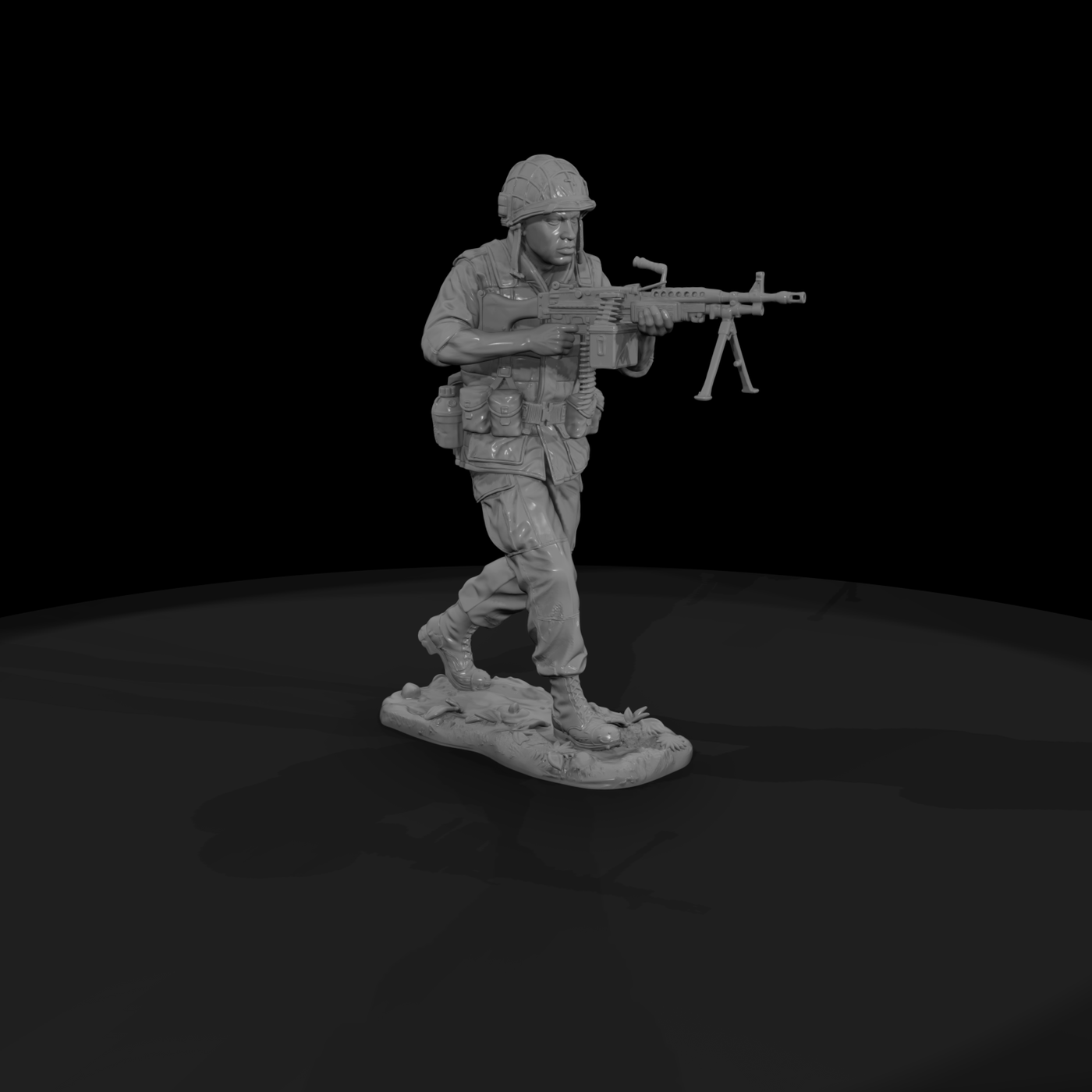 Vnh 038 United States Marine M60 Gunner