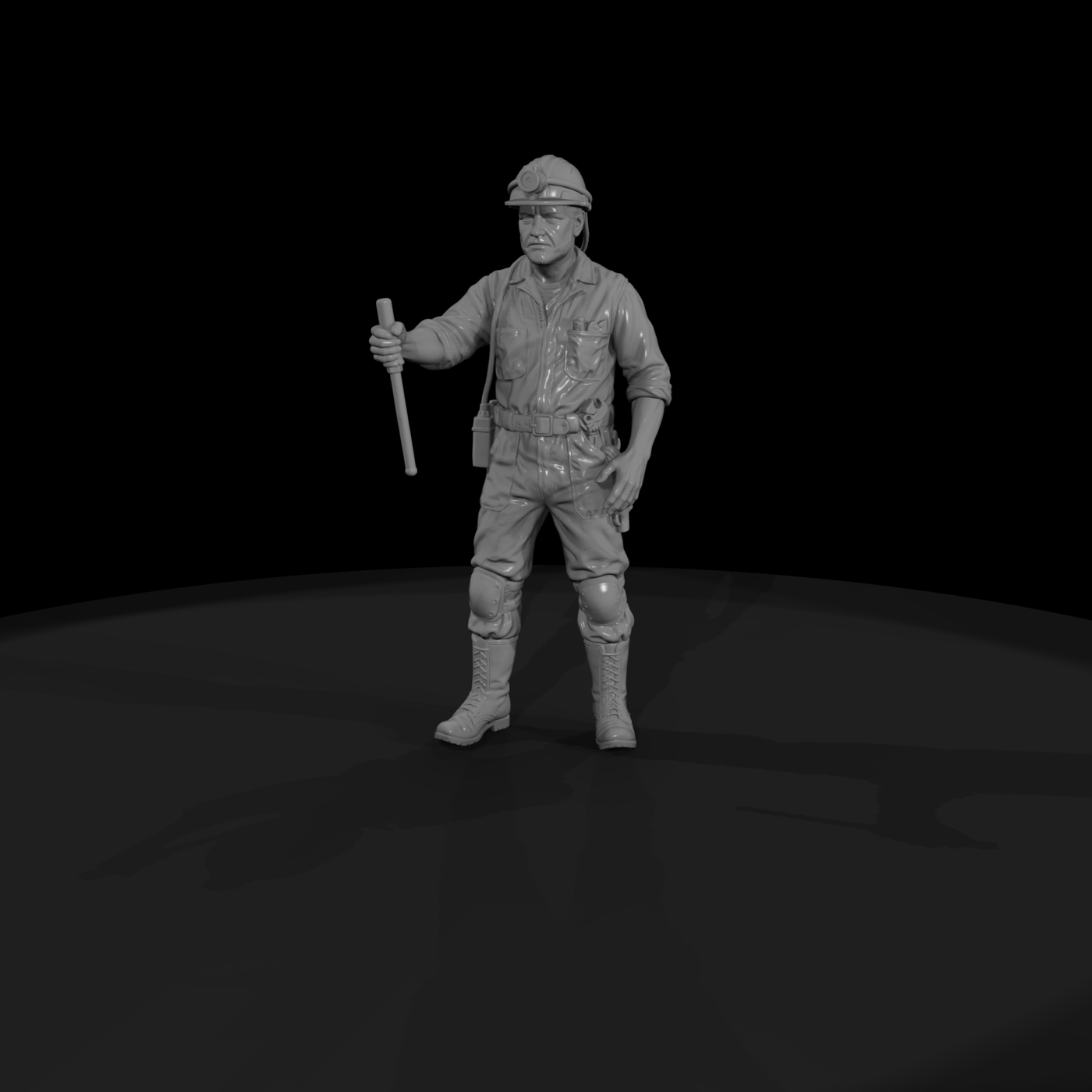 1950s Underground Mine Hoistman