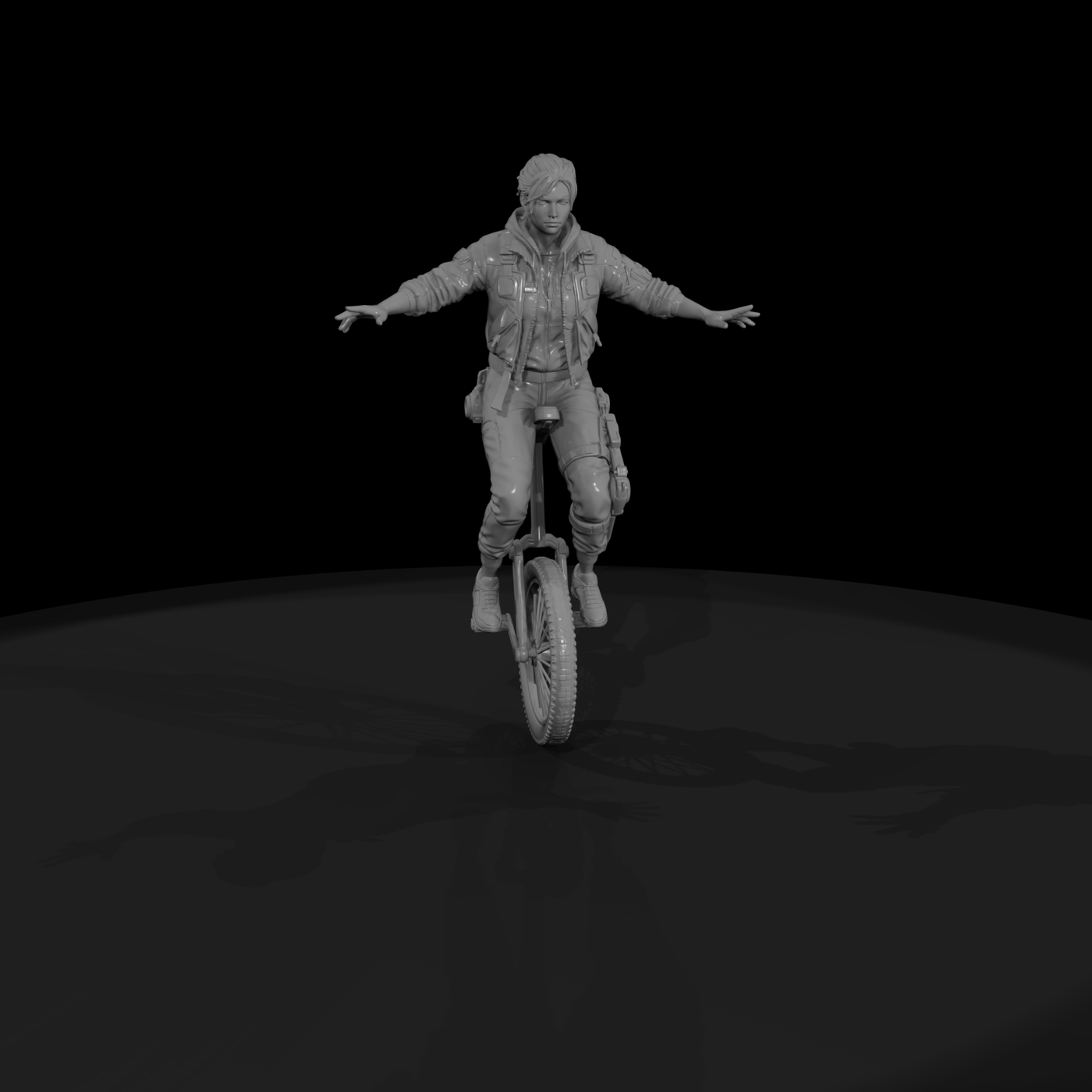 Unicycle Trick Rider