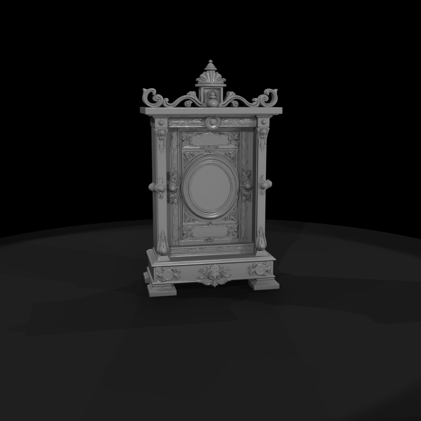 20260612 Ornate Wooden Clock 7D4B68417C