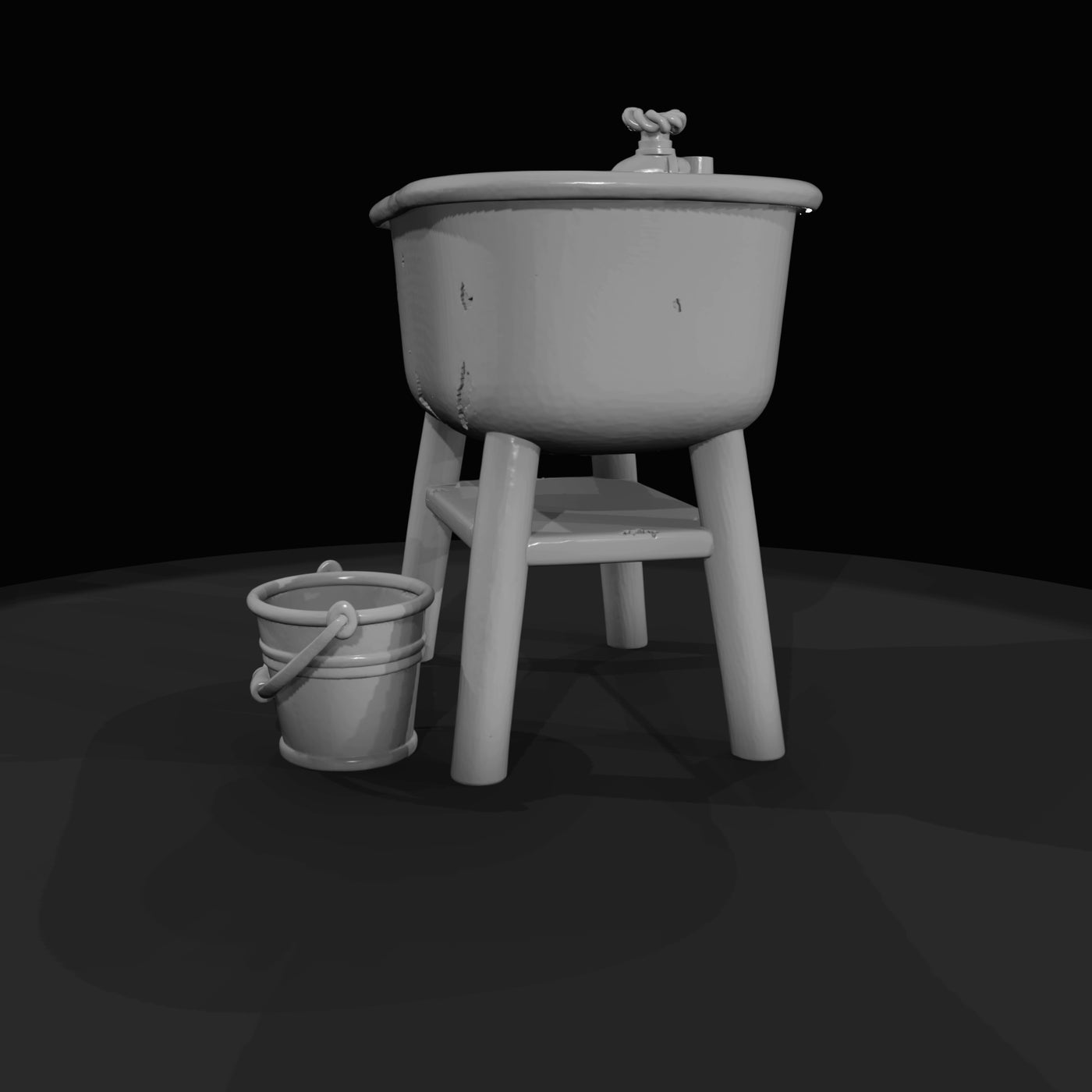 miniature-wash-tub-toy-wash-basin