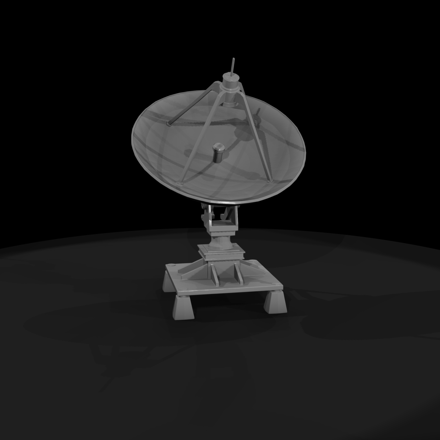 Parabolic Satellite Dish Antenna