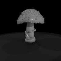 stylized-fly-agaric-mushroom-amanita-diorama-scatter-723041 — thumbnail 5