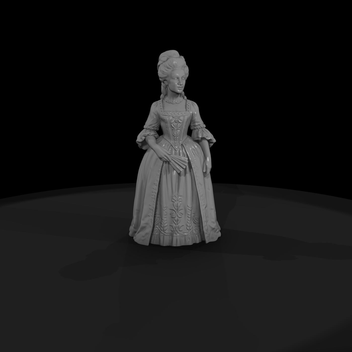 Hist 0198 Historical Marie Antoinette Miniature Fi