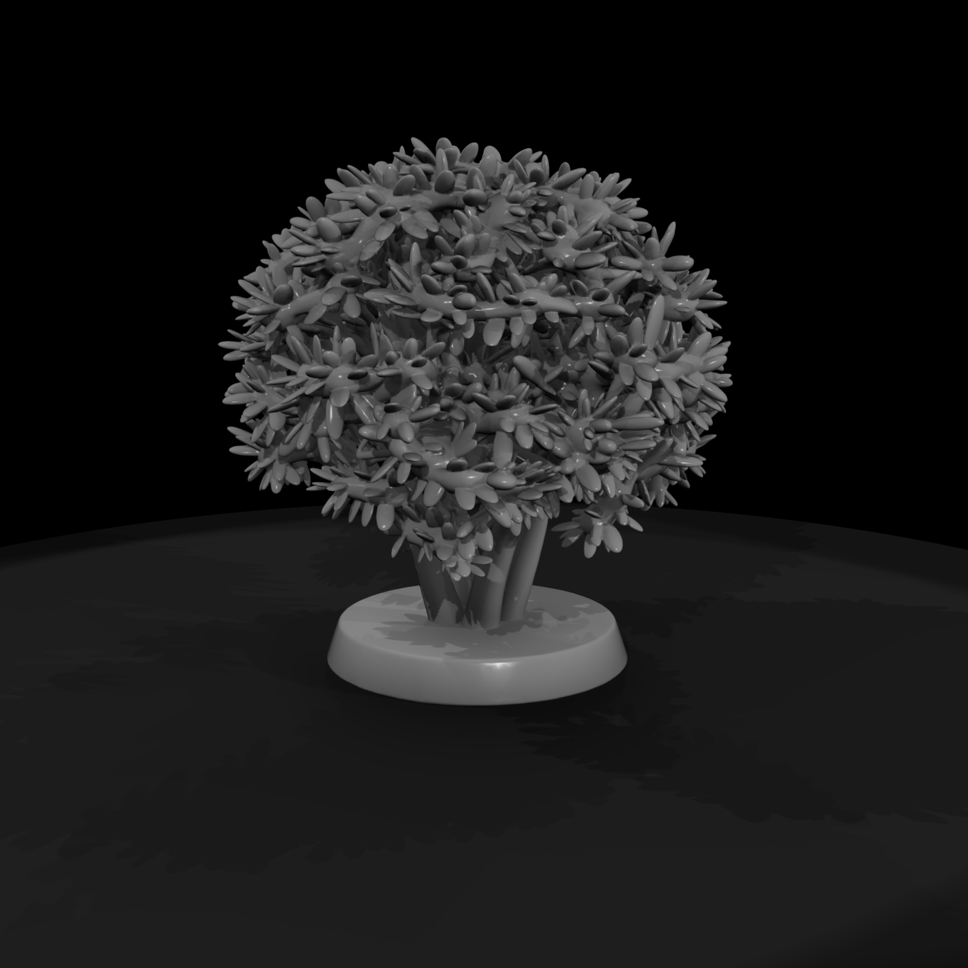 Stylized Topiary Bush