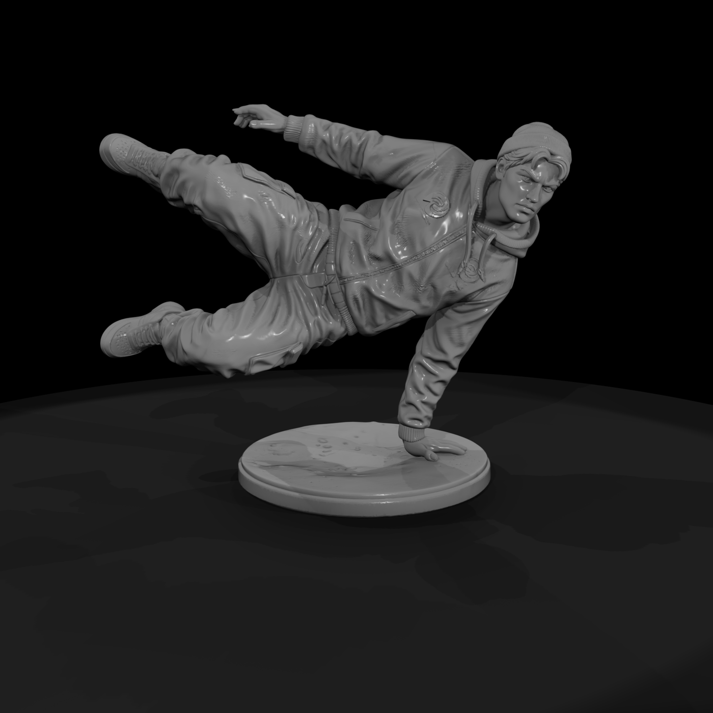 Poparc 0418 Breakdance Windmill Pose