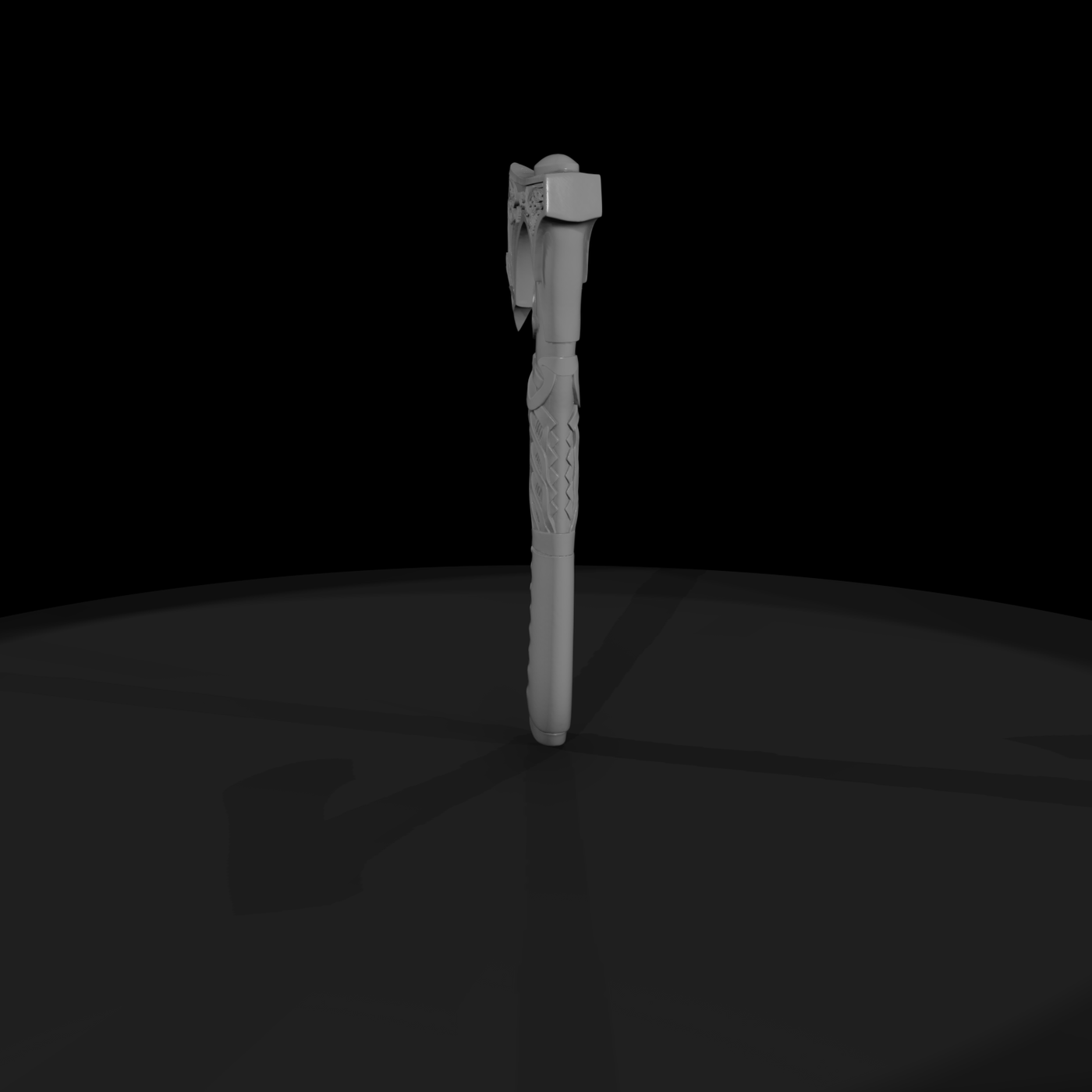 Stylized Celtic Viking Battle Axe