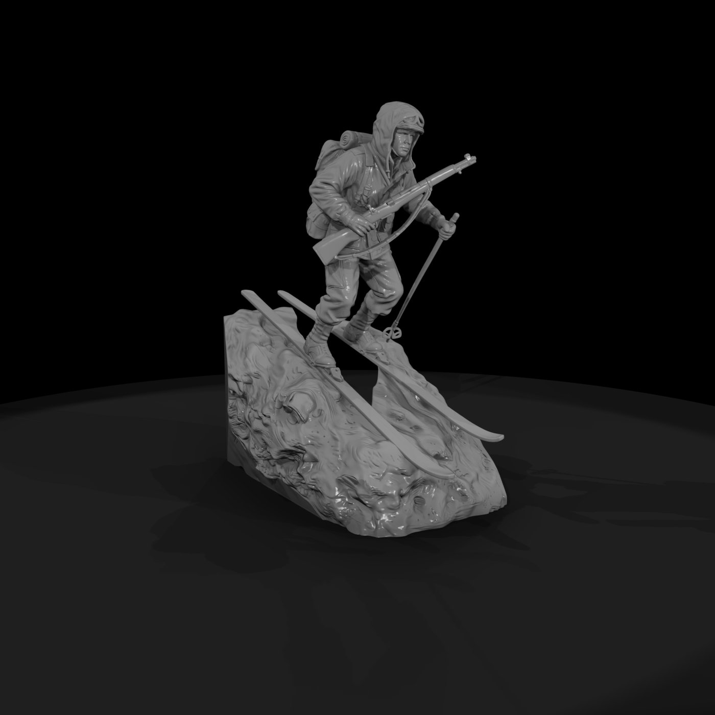 Ww2H 031 United States 10Th Mountain Division Troo