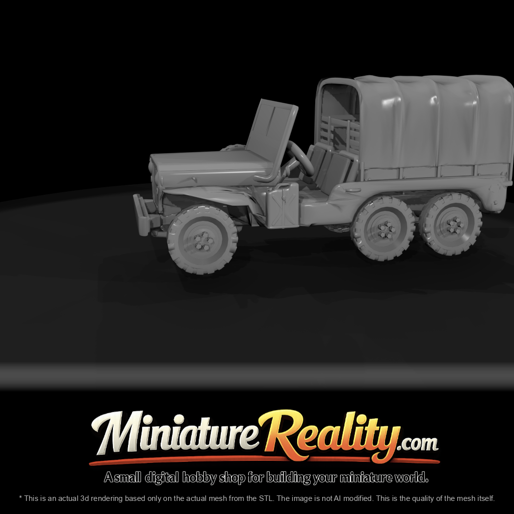 WWII Willys 6x6 Cargo Truck