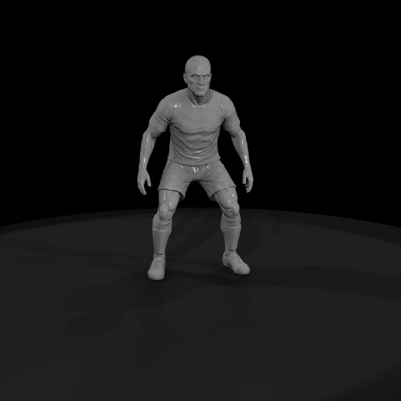 Adult Soccer Game Defender
