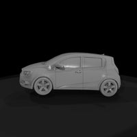 compact-hatchback-car-shell-ho-scale-1-87-3d-print-925186 — thumbnail 5