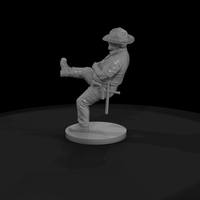 1980s Rural Deputy Leaning at Ease — thumbnail 5