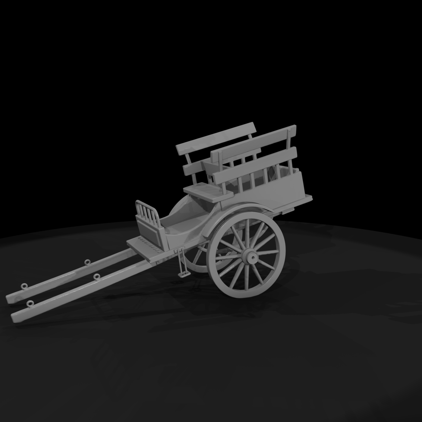 20260612 Wooden Two Wheeled Cart F8Cdb0F4D5