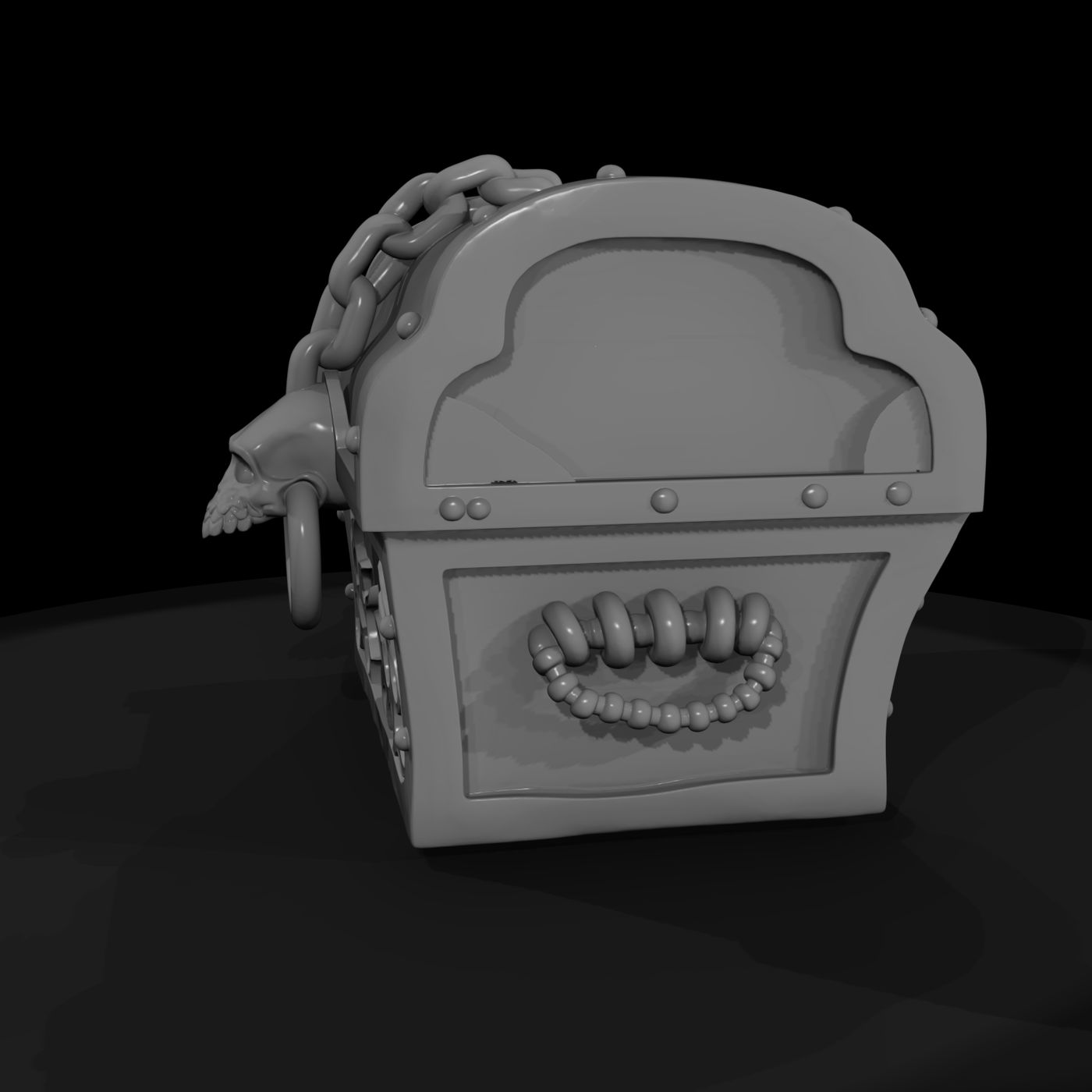 Cursed Skull Treasure Chest