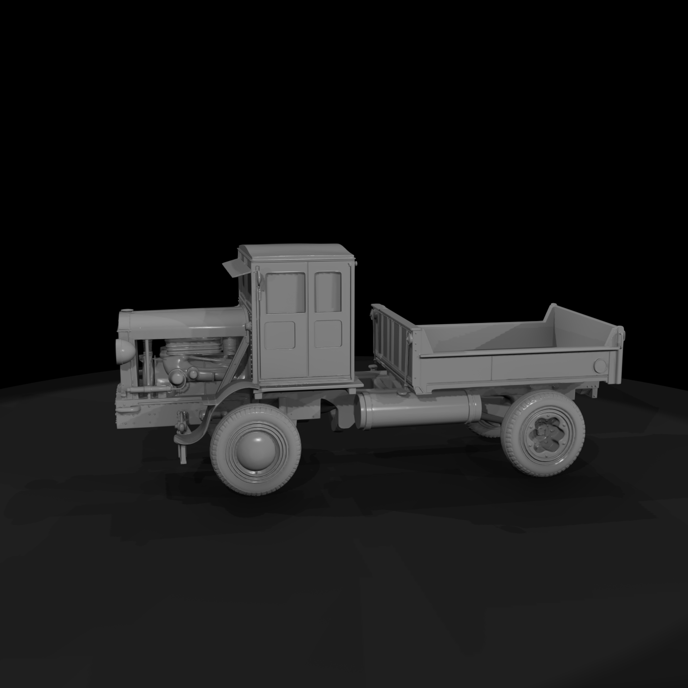 Vintage Industrial Dump Truck