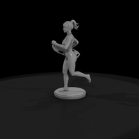 Beach Lifeguard Running with Rescue Tube — thumbnail 5