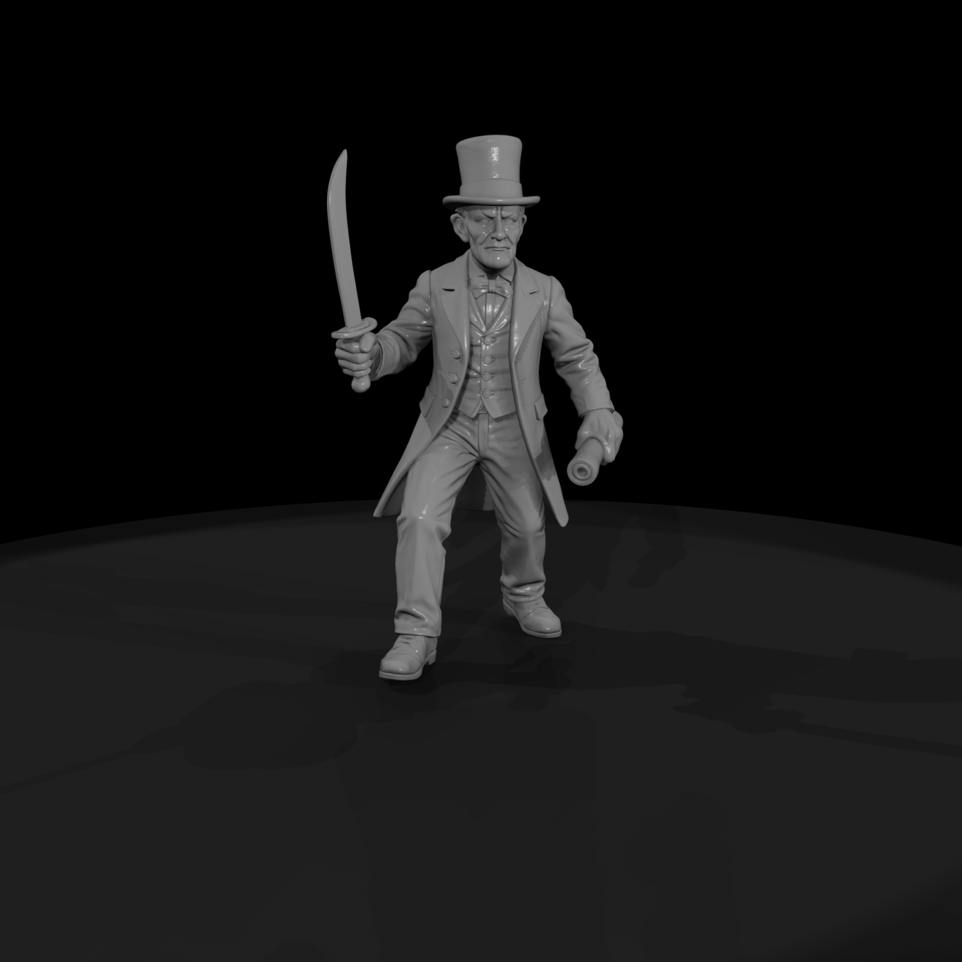 Hist 0167 Historical Abraham Lincoln Miniature Fig