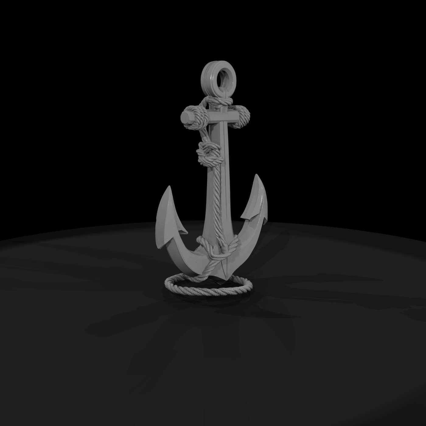 Stylized Nautical Anchor