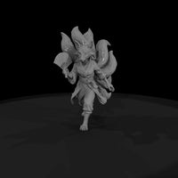 myth-0466-mythology-nine-tailed-fox-miniature-figu — thumbnail 4