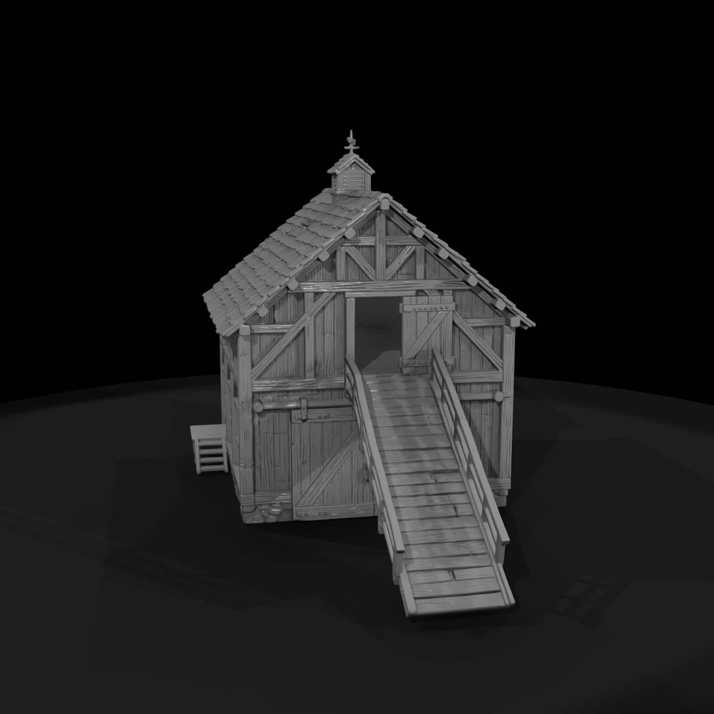 Mil 024 Civil War Forage Barn
