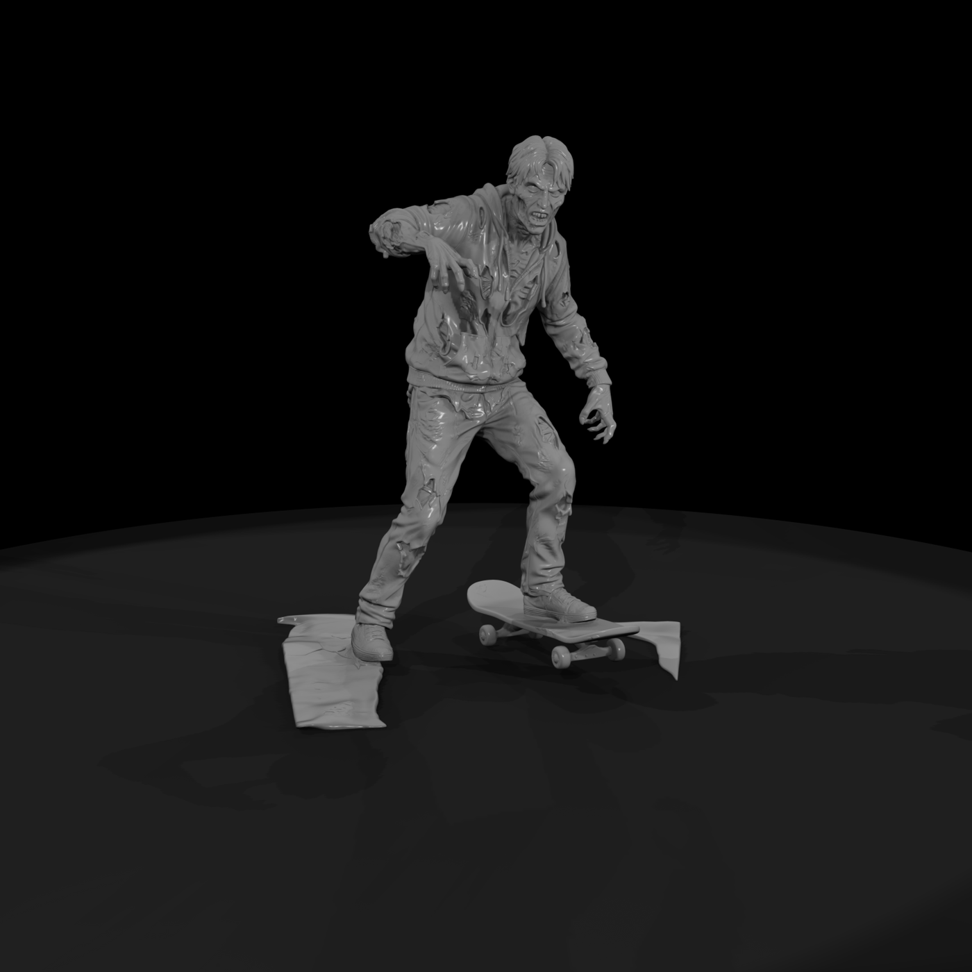 Zombie Skateboarder
