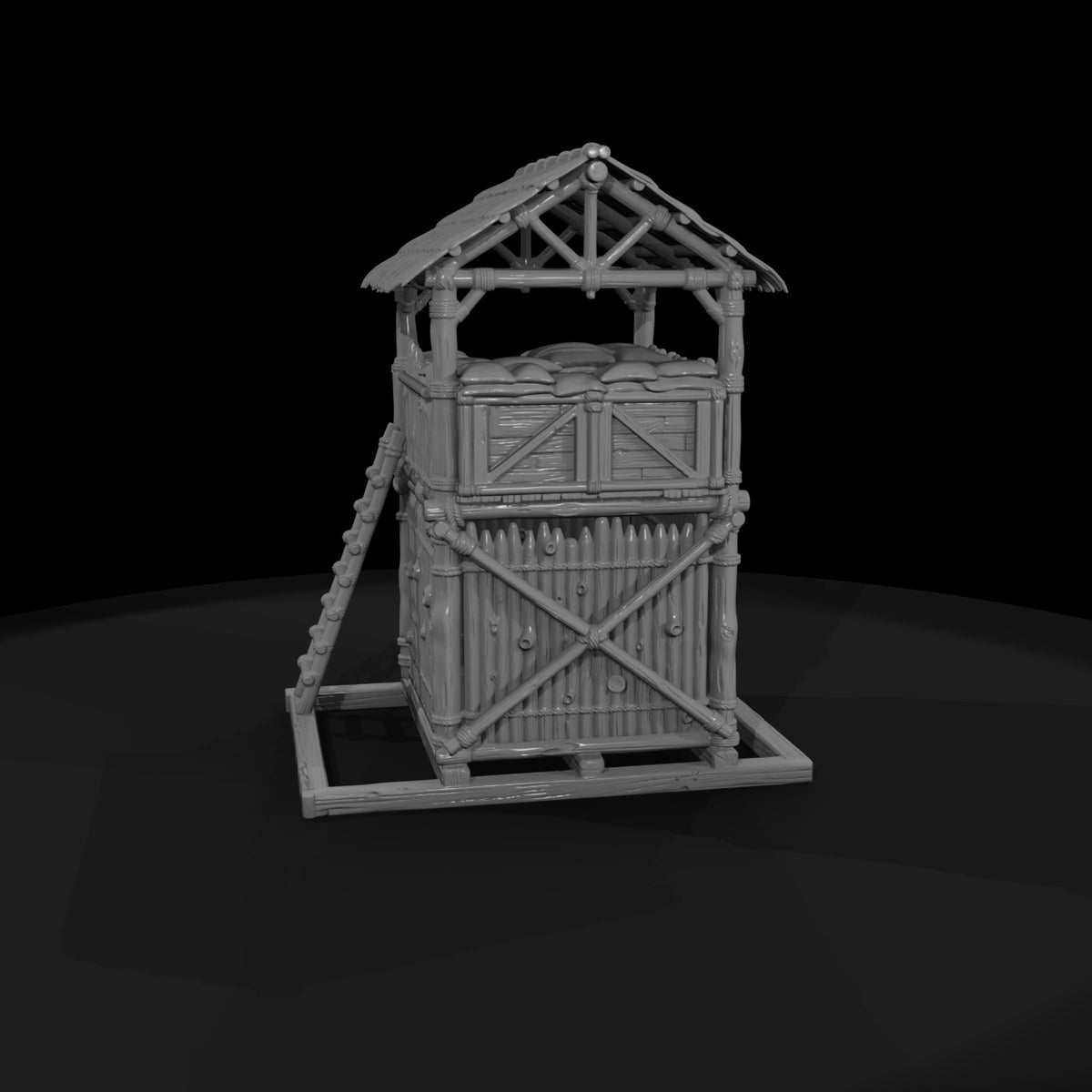 mil-017-ww2-pacific-palm-log-observation-tower