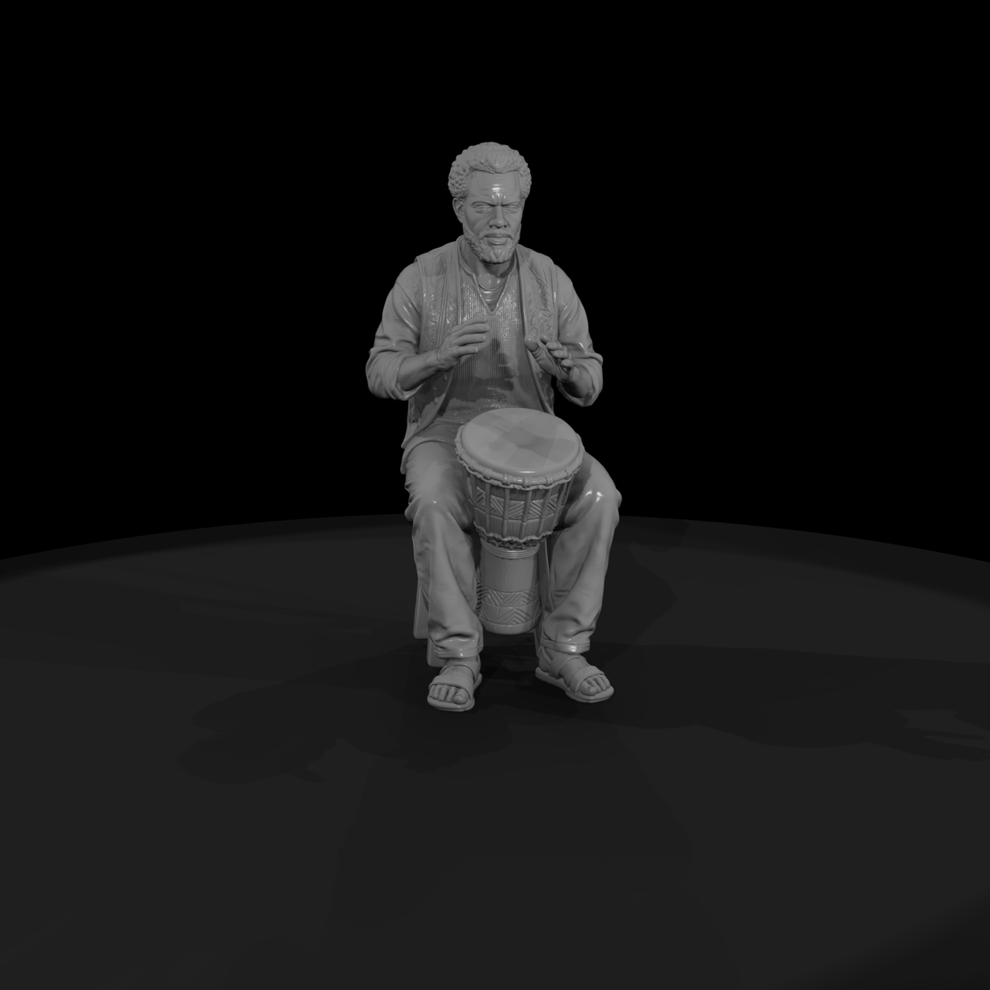 Bnd 080 Drum Circle Djembe Hand Drum