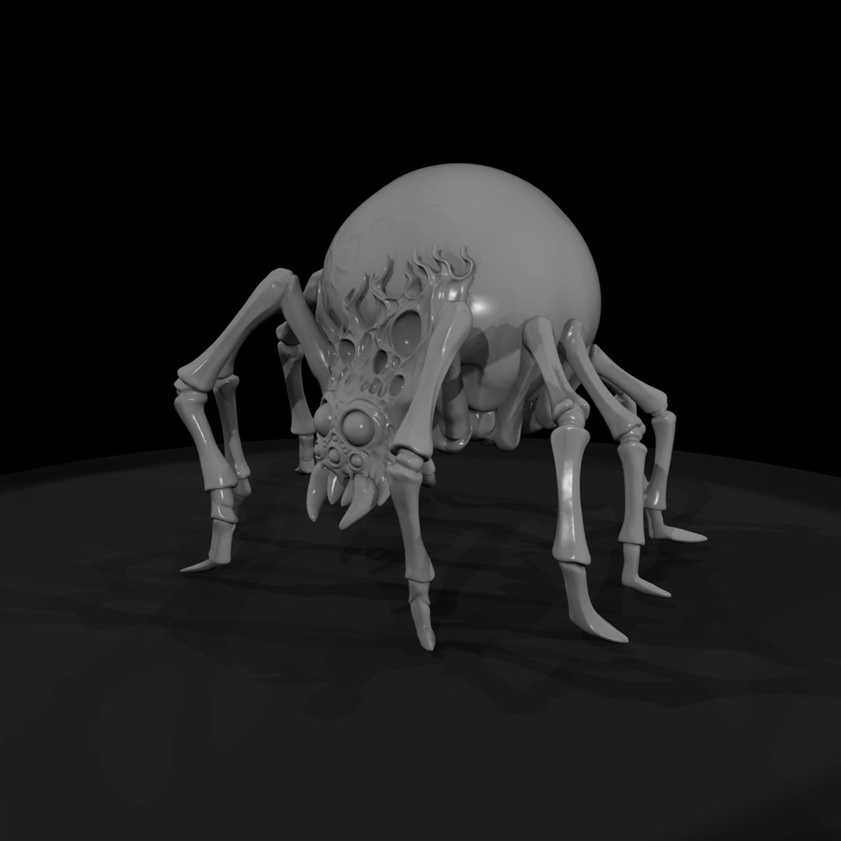 stylized-monstrous-cave-spider-miniature-tabletop-diorama-172047