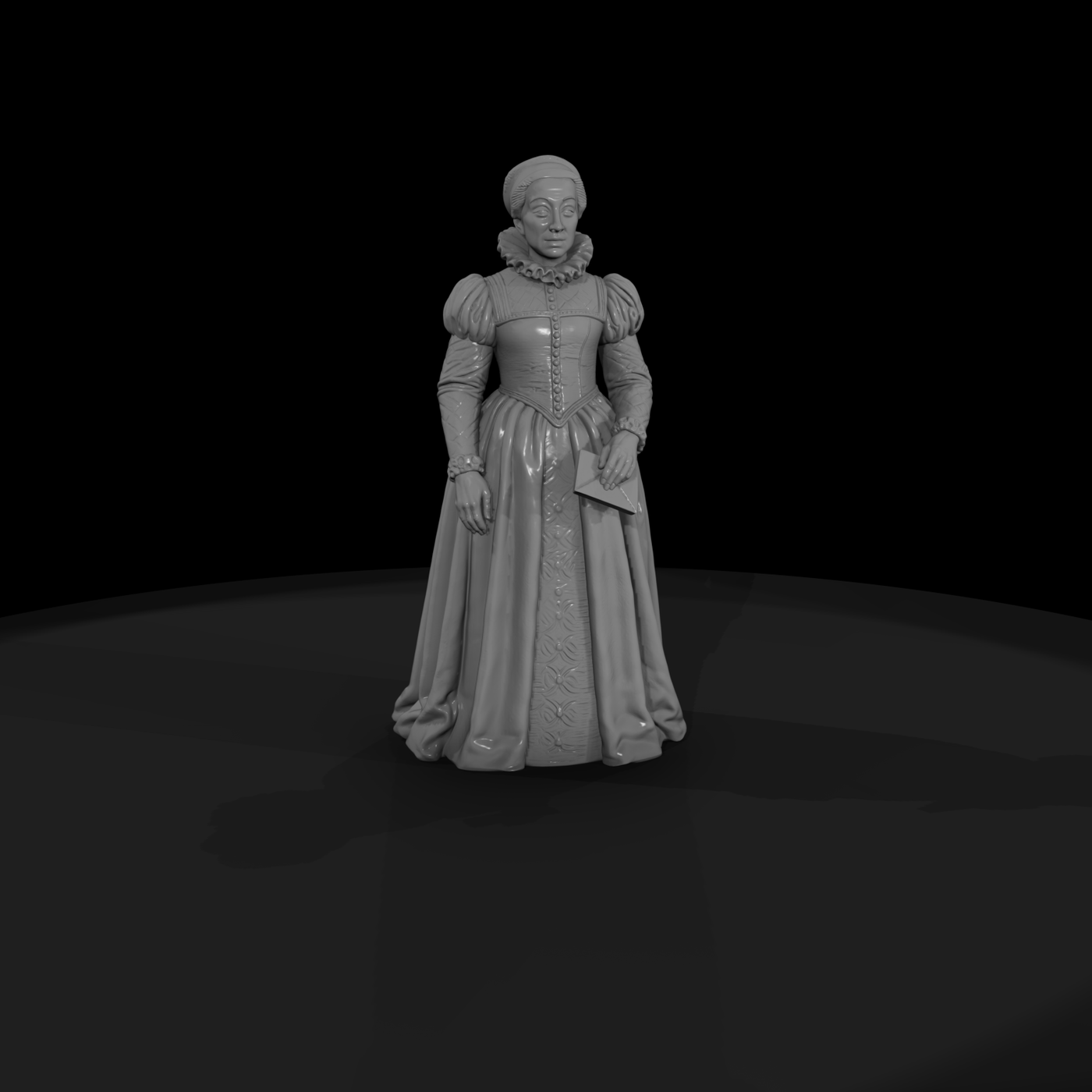 Hist 0141 Historical Catherine De Medici Miniature
