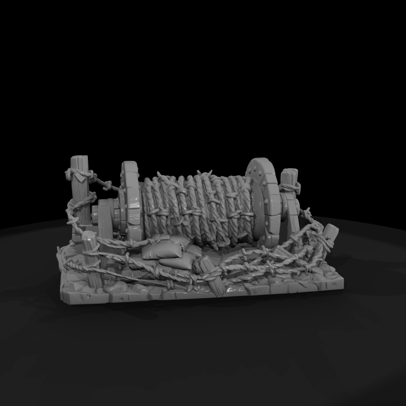 Wire Entanglement Spool