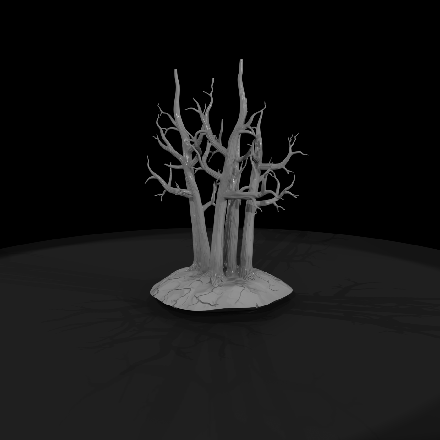 Stylized Dead Tree Cluster