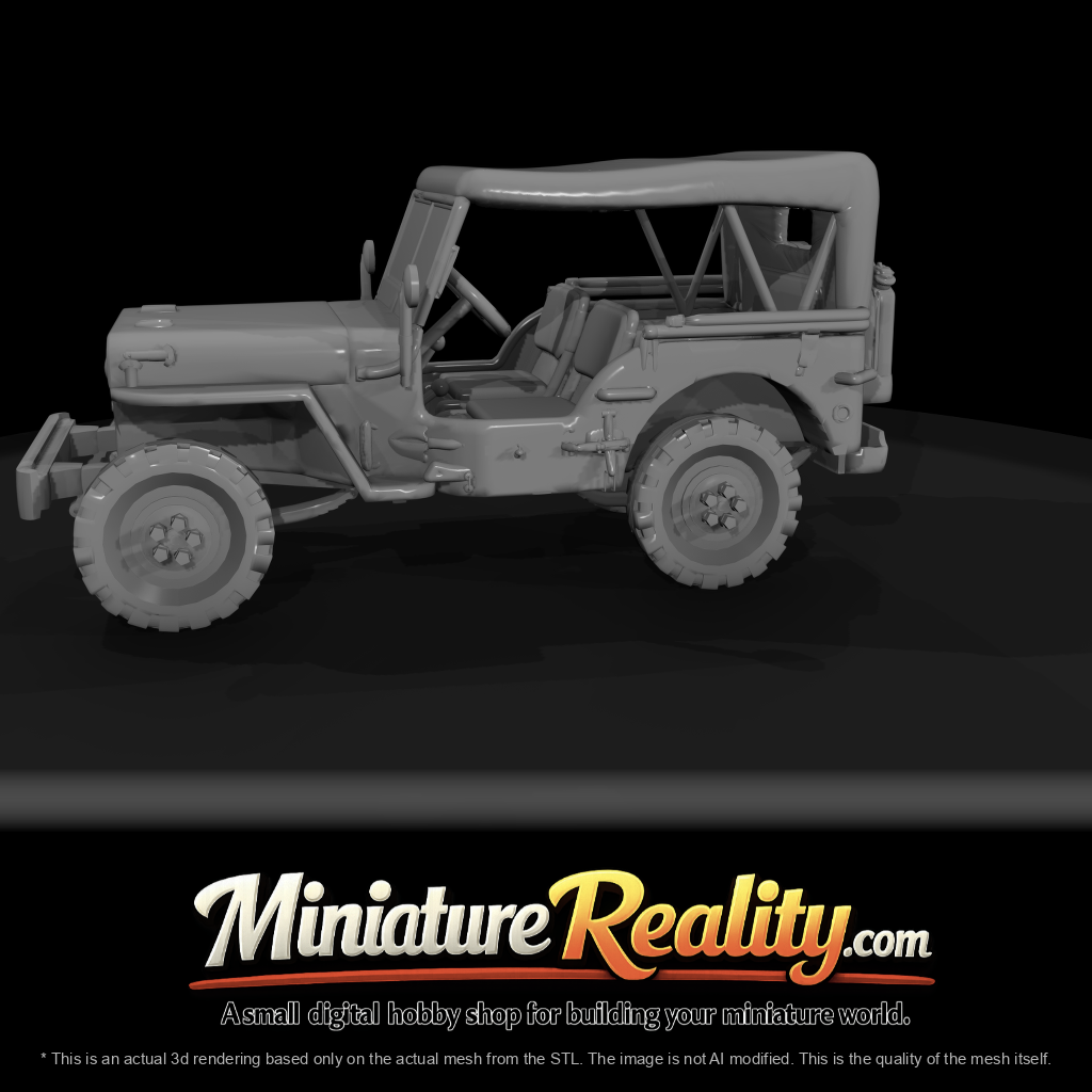 WWII Willys Jeep with Canvas Top