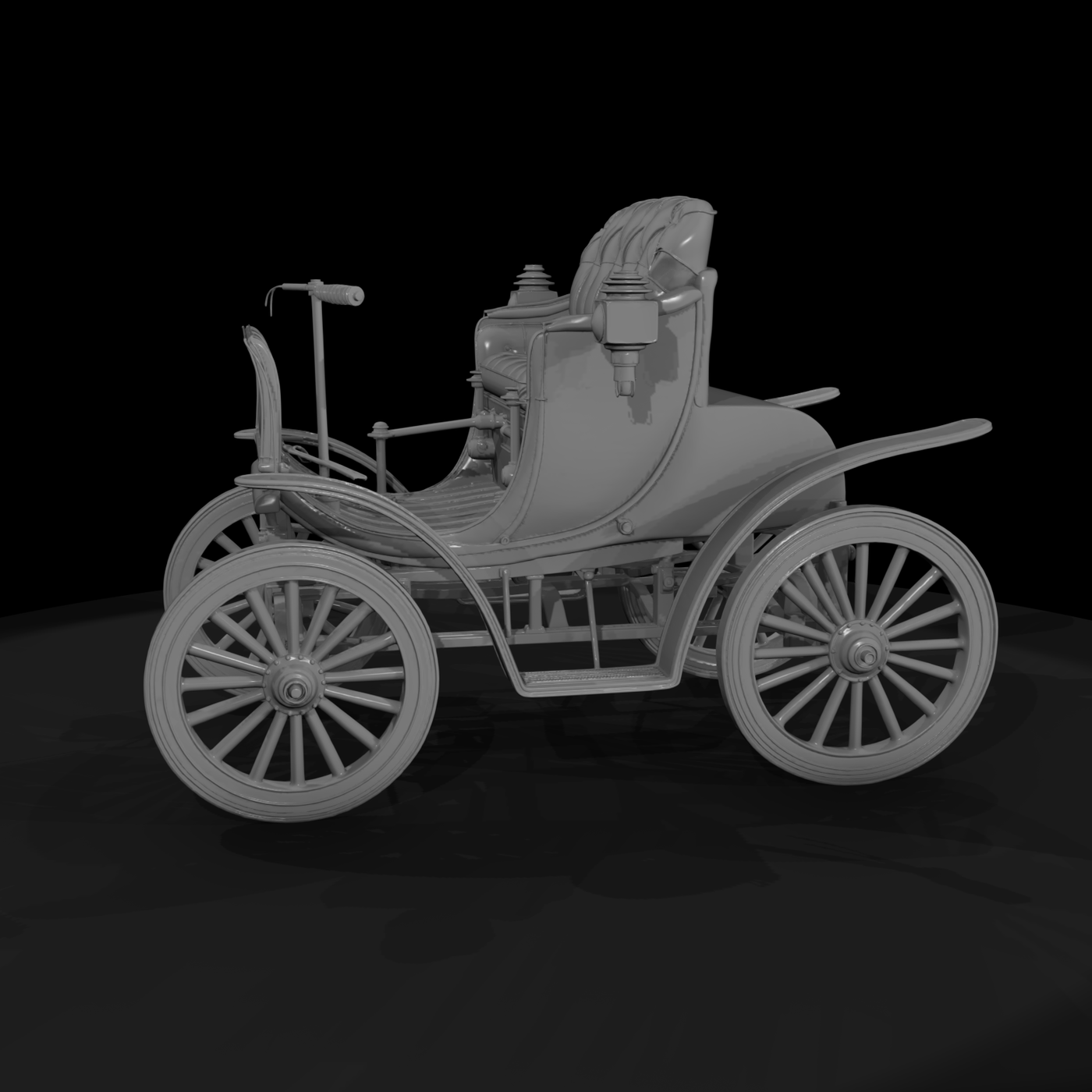 Vintage Horseless Carriage — Runabout