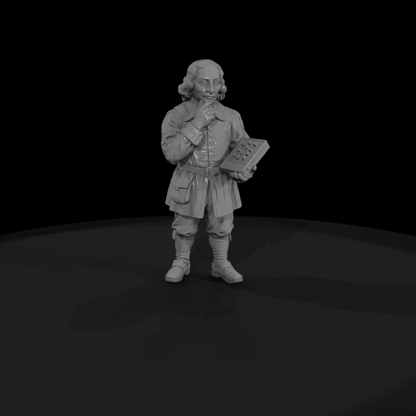 Hist 0131 Historical Blaise Pascal Miniature Figur