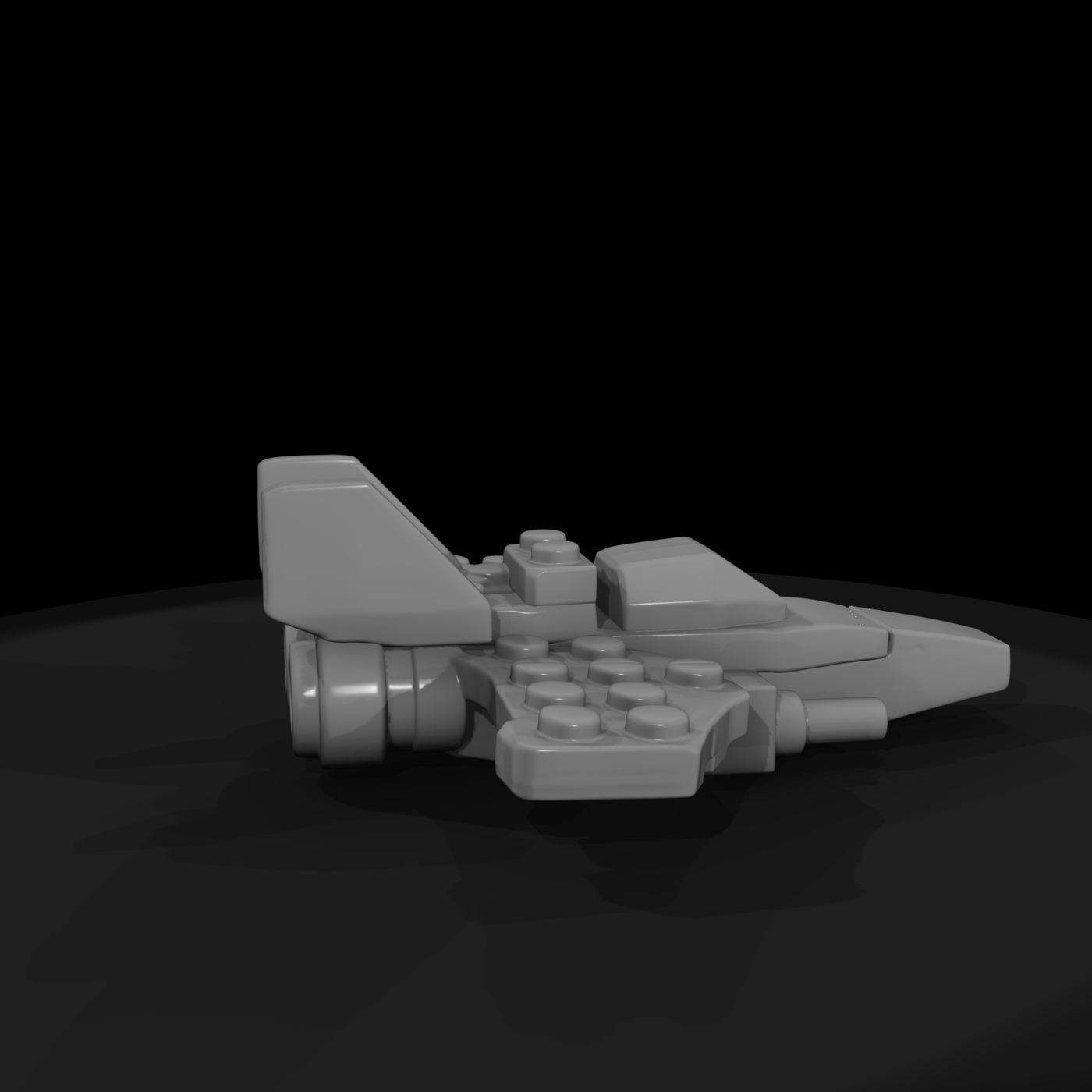 Mr Toyprops 100 001 005 Toy Brick Spaceship Shape